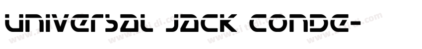 Universal Jack Conde字体转换